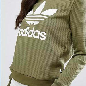 Adidas Originals Trefoil Waffle Sweatshirt